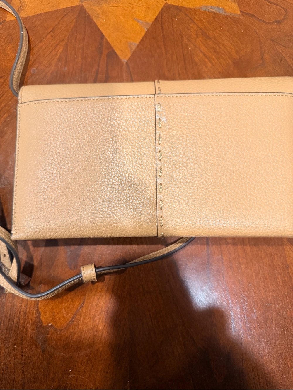Tory Burch McGraw Wallet Pebbled Leather Crossbody - Picture 2 of 5
